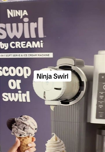 Ninja Swirl by CREAMi soft serve & ice cream maker—13-in-1 frozen dessert machine for homemade soft serve, ice cream, sorbet, milkshakes, and protein treats, right on your counter 🍦 #ninjaswirl #ninjacreami #froyoathome #ninja
