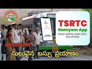 TS Gamyam App Explained | Live RTC Bus Tracking, Online Booking | TSRTC Smart App Telugu #tsgamyam