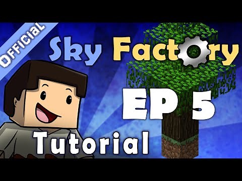 Minecraft Sky Factory Official Tutorial 5 - Building A Lower Level
