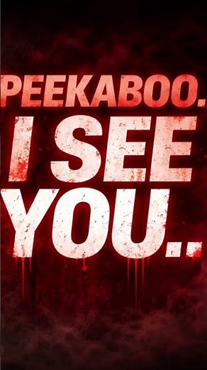 Peekaboo.. I See You.. 👁️ | Ghost Voice Horror SFX | Creepy Whisper Sound (HD)