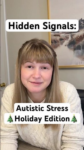 Autistic stress is often mistaken for excitement 🎄😬 #autistic #autism #autismawareness #holiday
