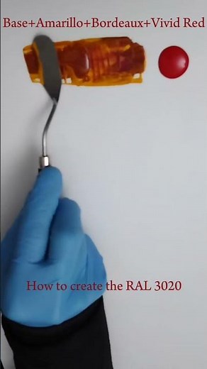 How to Create RAL 3020 Traffic Red.RAL 3020. Paint.Colours.Mixing Colours.Univer Colour.