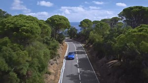 The all-new Mercedes-Benz CLA with EQ Technology in Blue Driving Video