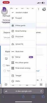 tutorial cara membuat soal di google form