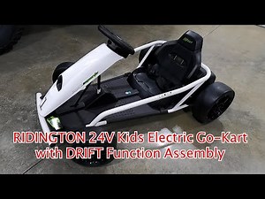 RIDINGTON 24V Kids Electric Go-Kart with DRIFT Function - Assembly Instructions