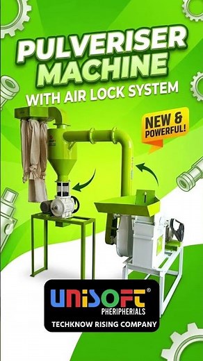 Advanced Pulverizer Machine with Air Lock System | Masala Pulverizer Machine | Industrial Grinder