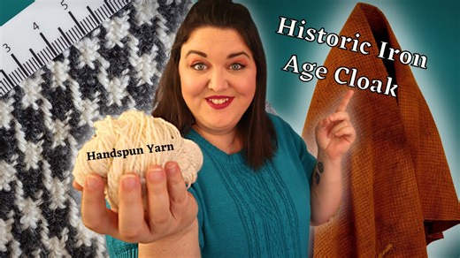 I Replicated 2,300 Year Old Fabric HANDSPUN & HANDWOVEN Historic Cloth