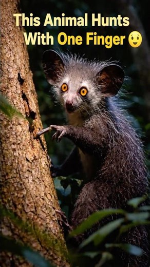 This Animal Hunts With One Finger.