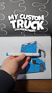 60K views · 426 reactions | My Custom Truck   Coloring book   #coloringbook #coloringpages #camion #truck #volvotruck | SDesign | Facebook