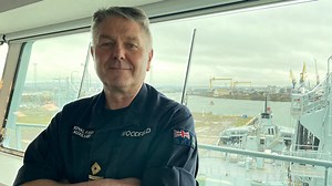 Royal Fleet Auxiliary ship visits Belfast ahead of support vessels contract work