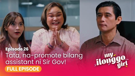 5M views · 119K reactions | ‘MY ILONGGO GIRL’ FULL EPISODE 26: TATA, NA-PROMOTE BILANG ASSISTANT NI SIR GOV! Hardworking Tata, prinomote ni Sir Gov! Dasurvvv! Dahil sa ipinakitang galing ni Tata (Jillian Ward) sa opisina, prinomote siya ni Sir Gov (Richard Quan) bilang bagong assistant niya! Habang ang pagnanakaw nina Venice (Myrtle Sarrosa) at Vivian (Teresa Loyzaga) sa kompanya ng mga Palma, muntik nang mabisto! | GMA Public Affairs | Facebook