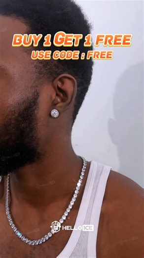 7.5K views · 60 reactions | 驪݁ ˖ִ ࣪Helloice Halloween Sale  Buy 1 Get 1 FREE with code FREE #CubanChain #MiamiCuban #helloicejewelry #pendant #necklace #ring #bracelet #jewelryset #buy1get1free #SummerSale #moissanite #custompendant #jewelryforyou | HelloIce | Facebook