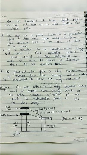 Ruby Laser 🔥🔥 (Easy Explanation) #physics #optics #laser light