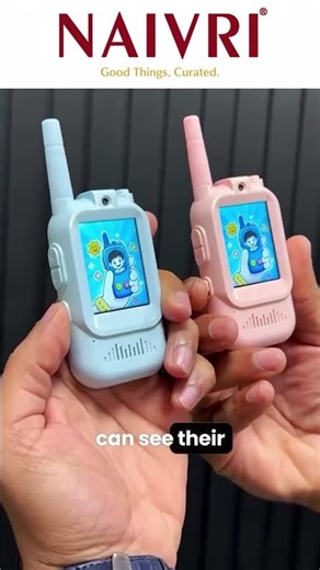 PKids Smart Video Walkie Talkies with Video Calling | Kids’ Two-Way Communication Toy