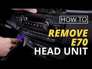 Head Unit Removal on BMW E70 X5M