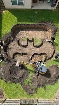 I Built a BATMAN Swimming Pool in My Backyard! 🦇🏊