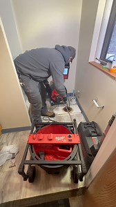 This is how a plumber removes roots from a drain. #plumbing #plumber #plumbingservices #milwaukeetool #NothingButHeavyDuty | Nick Plumbing