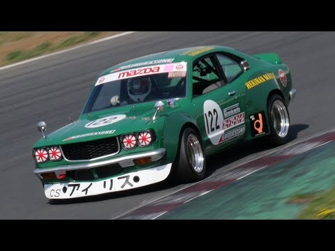 碧南マツダ サバンナRX3 レーシング HEKINAN MAZDA SAVANNA RX3 RACING 12Aローターリーサウンド最高！
