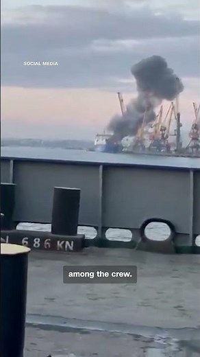 Turkish ships damaged in Russian attack on Ukrainian ports