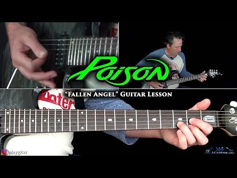 Poison - Fallen Angel Guitar Lesson