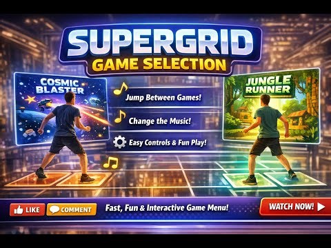 Interactive SuperGrid Game Selection Interface Evolution