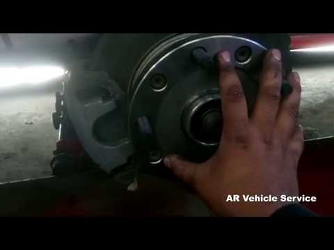 How to change rear noisy wheel bearing hub on Ford Transit MK 7
