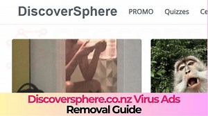 Discoversphere.co.nz Ads Virus - Removal Guide