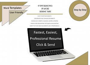 RESUME TEMPLATE - Easy to Use, Quick Edit, Add, Remove, Simple Resume, Cover Page & References Page Templates. Google Docs Word Templates. - Etsy Australia