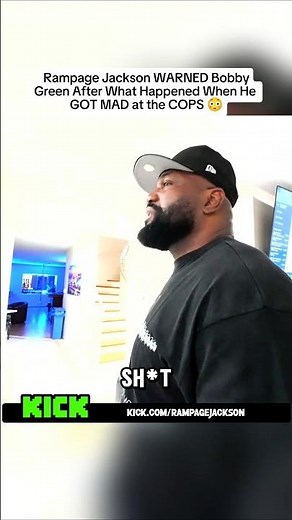 Rampage Jackson WARNED Bobby Green After What Happened When He GOT MAD at the COPS #rampagejackson