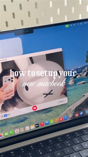 sanae on Instagram: "how to set up your new macbook 👩🏻‍💻 #studygram #macbookpro #study #aesthetic #macbooktips"