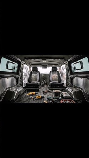 Amazing Van Renovation | Satisfying Van Transformation #shorts #asmr #timelapse #luxury