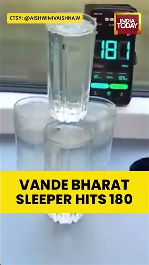 Vande Bharat Sleeper Hits 180 Kmph During Safety Test | CRS Monitors Trial