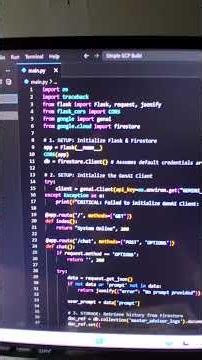 app.py-file-Creation. AI, Personal Build With Google Gemini on GCP.