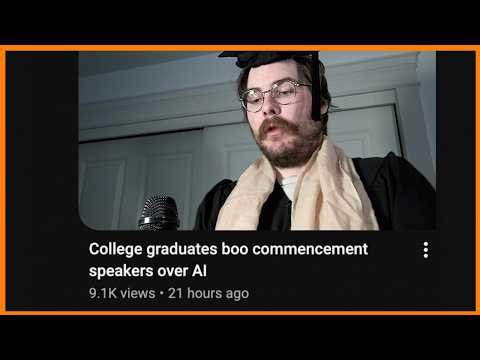those graduation speakers getting booed right now
