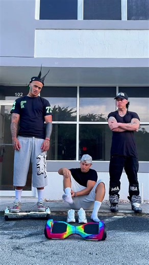 Justin Bieber Hoverboard Moments with Hood By Air and Fousey