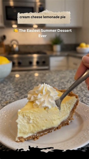Cream Cheese Lemonade Pie 😍🥧