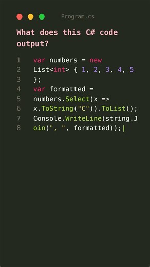 🤯 C# Currency Formatting That Will Blow Your Mind! #coding #c#tutorial #programming