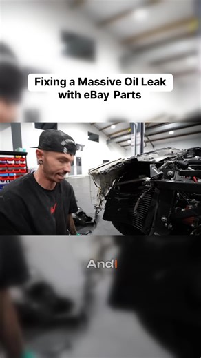 Lamborghini Aventador SVJ Roadster Oil Cooler Repair