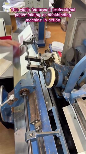 Inside a Modern Printing Press: Precision Bookbinding #PrintingIndustry #Bookbinding #PaperFolding