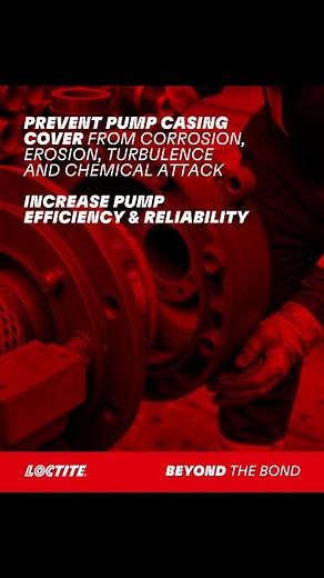 Pump components including pump casing cover requires durable and easy-to-apply protective coating to optimize the operation. ​ LOCTITE PC 7227 Brushable Ceramic improves pump efficiency, reliable and reduce downtime.​ Contact us for more information.​ #LOCTITE #LOCTITESGMY #HENKEL #Coating #BrushableCeramic | Loctite