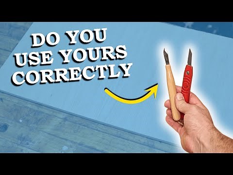 How to Use a Marking Knife Correctly