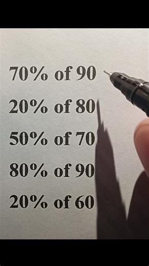 Nobody Talks About This Percentage Trick percentage trick, calculate percentages fast, mental math, math hack, hidden percentage method, easy percentage calculation, no calculator math, quick math, genius math trick, percentage shortcut, mental calculation, math for students, exam math tricks, daily math skills, brain math, math tutorial, math education, math shortcuts, viral math trick, math shorts, math reels, number tricks, fast math, smart math #percentage #mathematica #mathematics #mathstri