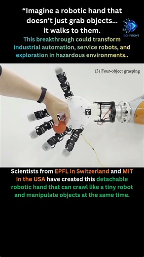 A Detachable Crawling Robotic Hand That Can Walk, Grab, and Retrieve Objects