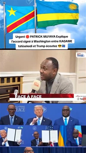 URGENT 🛑 Le ministre Patrick muyaya a expliqué l'accord de Washington 🇨🇩✍️ | INFOS 243