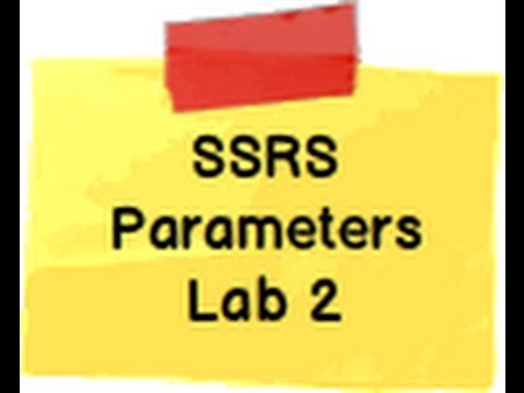 SSRS Step by Step Lab 2 :- How to create input parameters in SQL Server reporting service ?