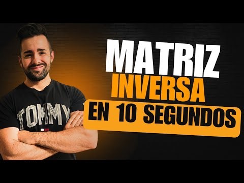 🔥 Cómo calcular la matriz inversa fácilmente | Truco para 2x2 en 10 segundos ⚡