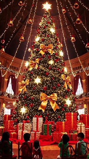 🎄 When Christmas Magic Comes Alive – A Heartwarming Festive Scene with Kids ✨