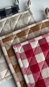 Handmade Quilted Cotton Pot Holder | Heat Resistant Gingham Potholder - Etsy