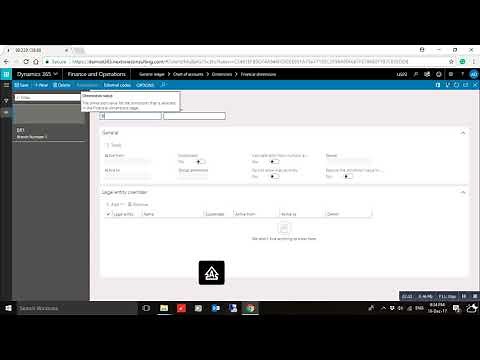 3- Create Financial Dimension in Microsoft Dynamics 365