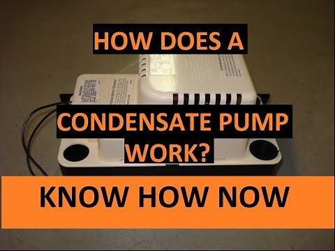 How a Condensate Pump Works